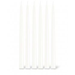 Tapered Candles Blanc