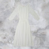 White Nina Long Dress
